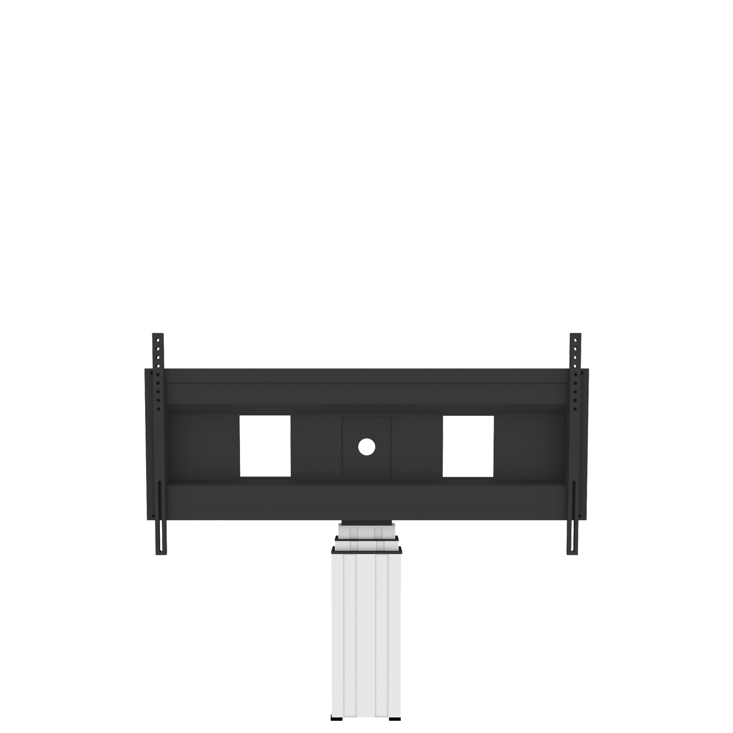 Conen SCEXLW3535 Motorized Xl Monitor Wall Mount, 70 Cm Of Vertical Travel Column Silver Anodized
