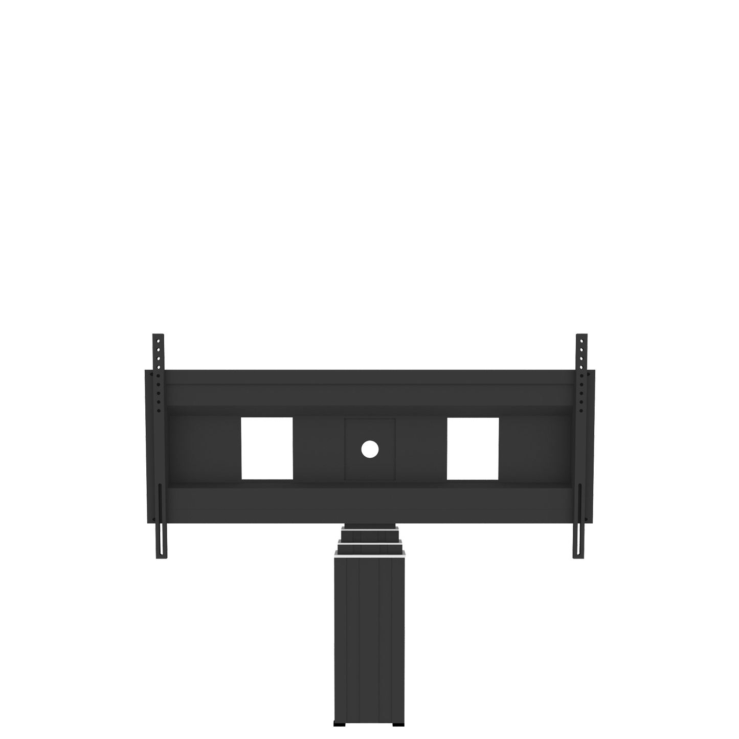 Conen SCEXLW3535B Motorized Xl Monitor Wall Mount, 70 Cm Of Vertical Travel Column Black Anodized