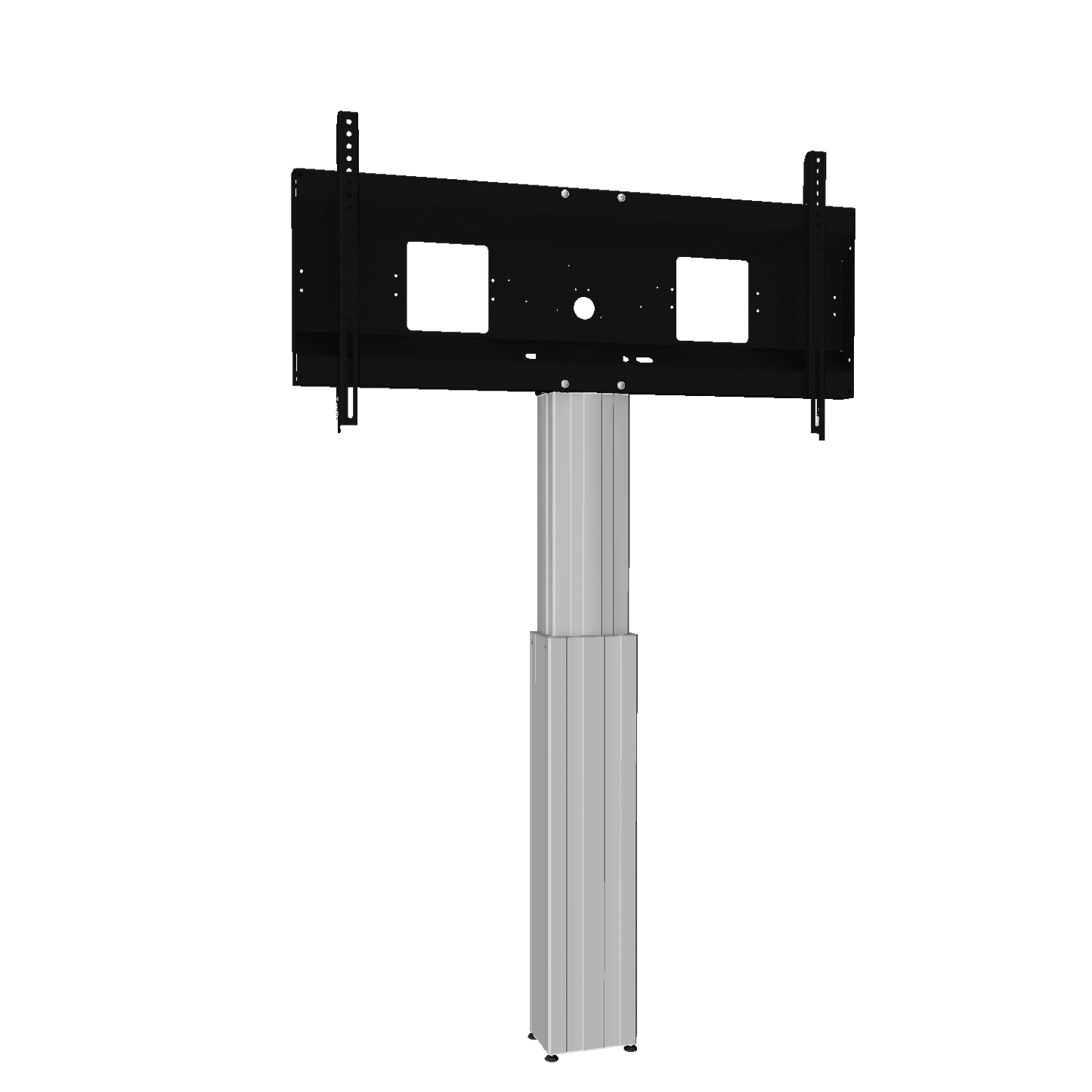 Conen SCEXLW Motorized Xl Monitor Wall Mount, 50 Cm Of Vertical Travel Column Silver Anodized, Center Of Display 121,5 - 171,5 Cm
