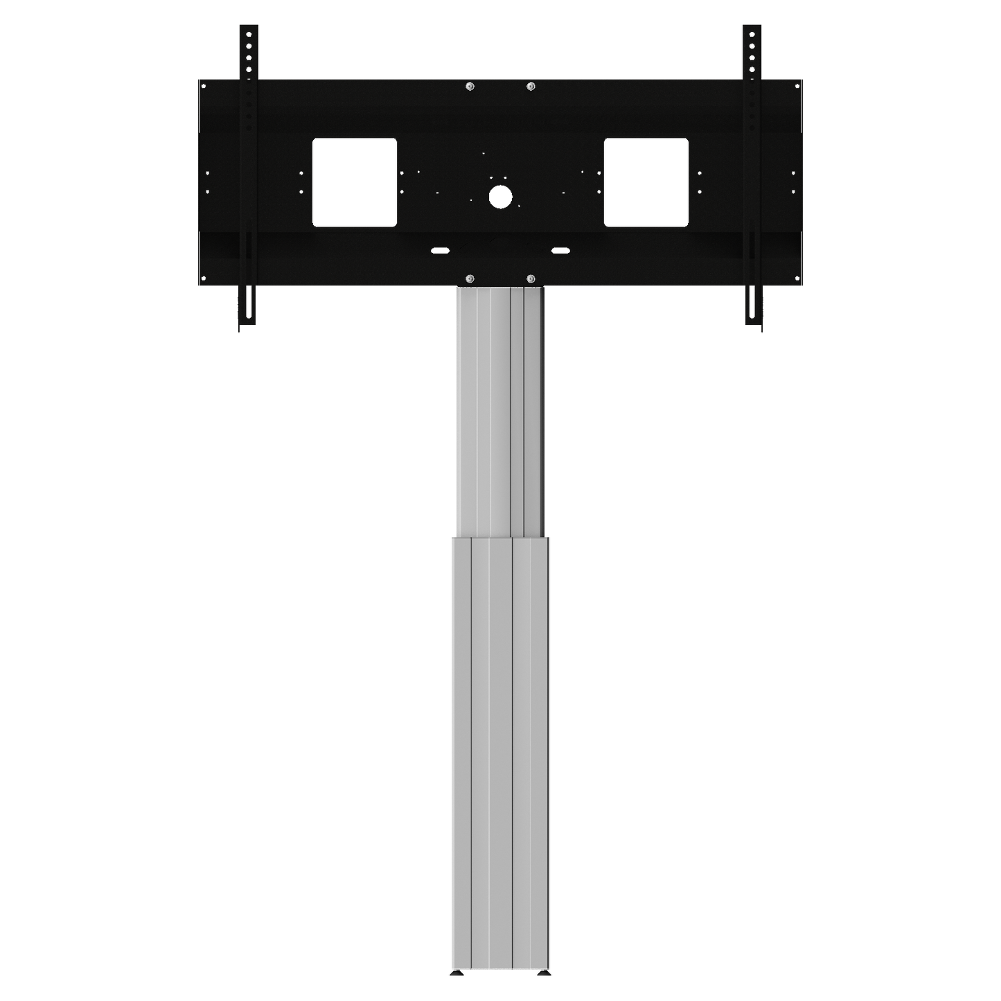 Conen SCEXLW Motorized Xl Monitor Wall Mount, 50 Cm Of Vertical Travel Column Silver Anodized, Center Of Display 121,5 - 171,5 Cm