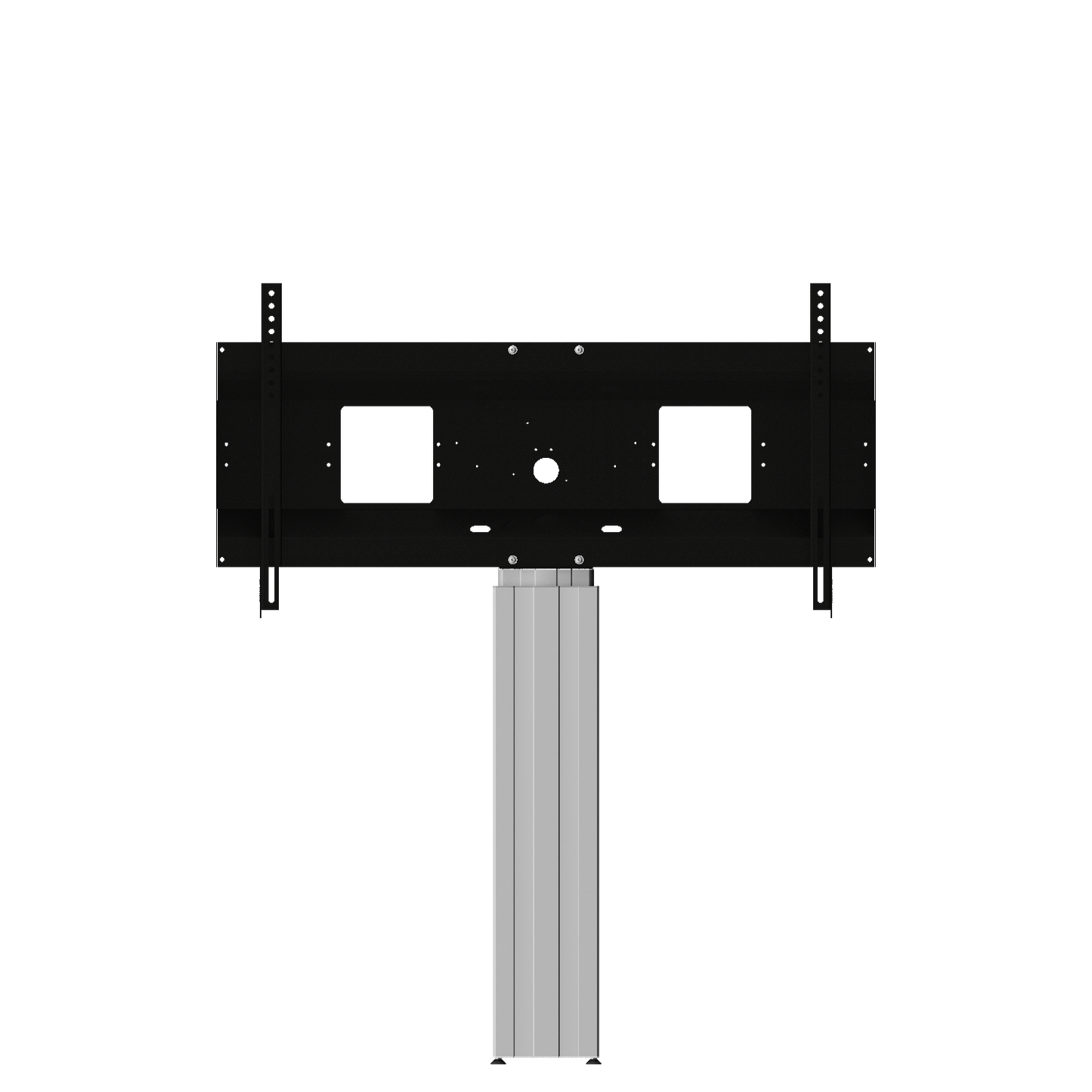 Conen SCEXLW Motorized Xl Monitor Wall Mount, 50 Cm Of Vertical Travel Column Silver Anodized, Center Of Display 121,5 - 171,5 Cm