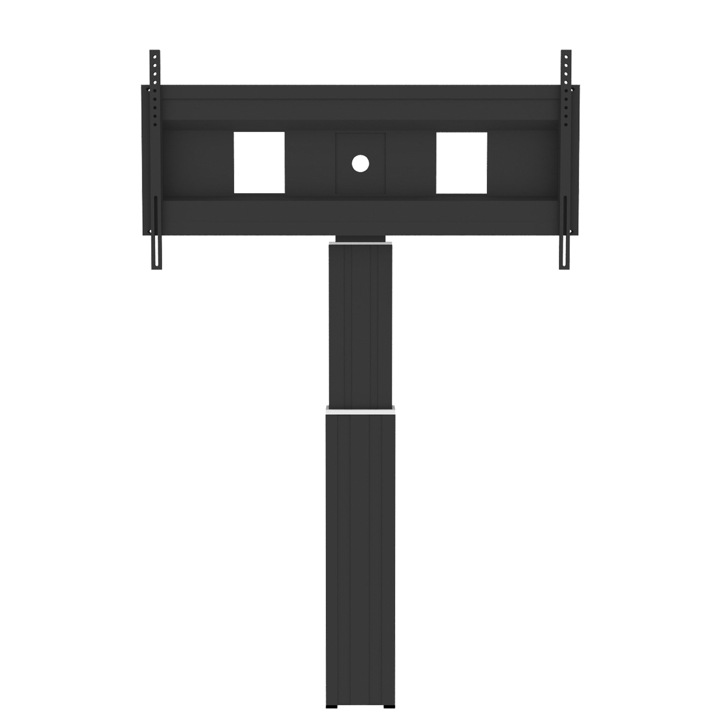 Conen SCEXLWB Motorized XL monitor wall mount, 50 cm of vertical travel column black anodized, center of display 121,5 - 171,5 cm