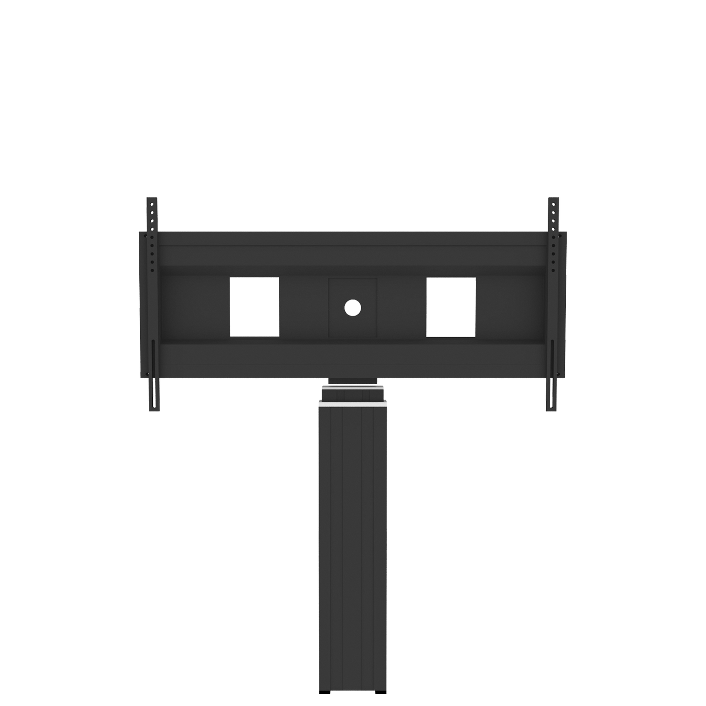 Conen SCEXLWB Motorized XL monitor wall mount, 50 cm of vertical travel column black anodized, center of display 121,5 - 171,5 cm