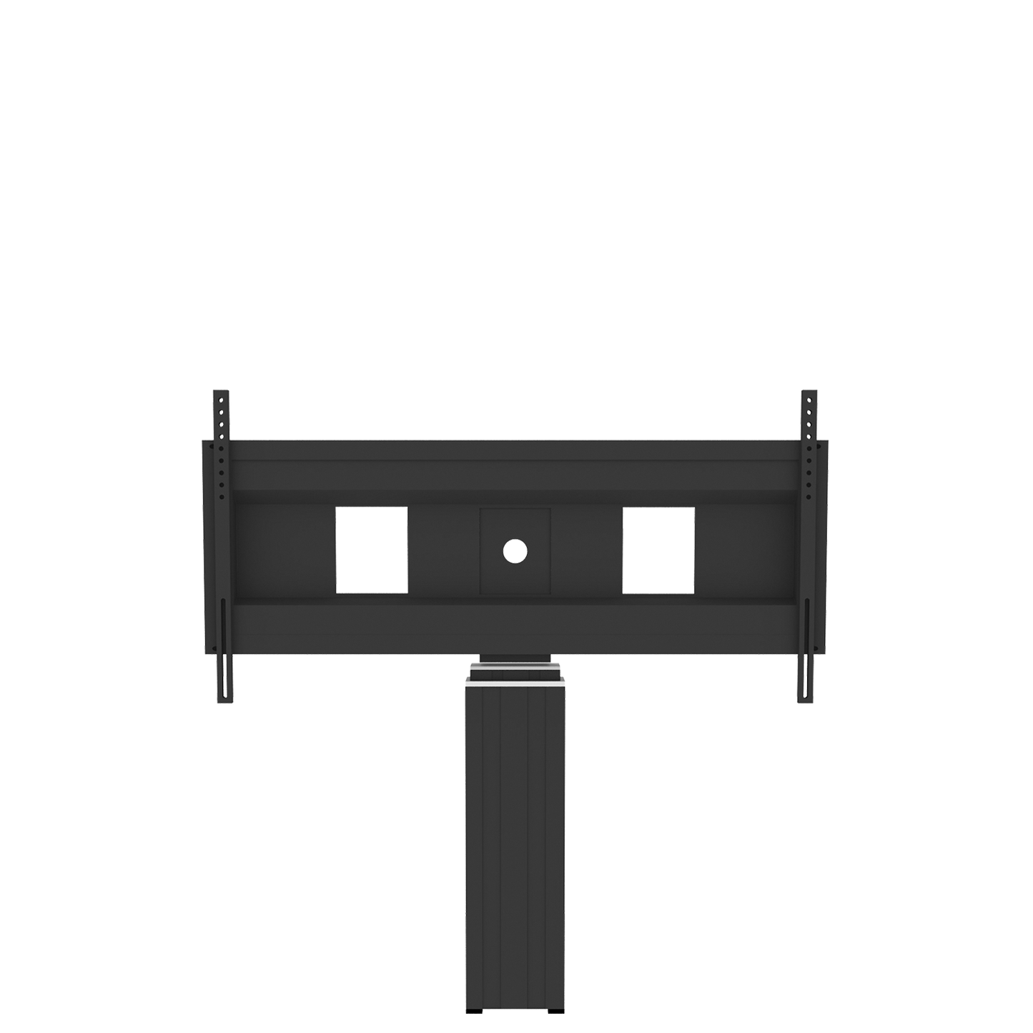 Conen SCEXLWLB Motorized Xl Monitor Wall Mount, 50 Cm Of Vertical Travel Column Black Anodized, Center Of Display 99,5 - 149,5 Cm