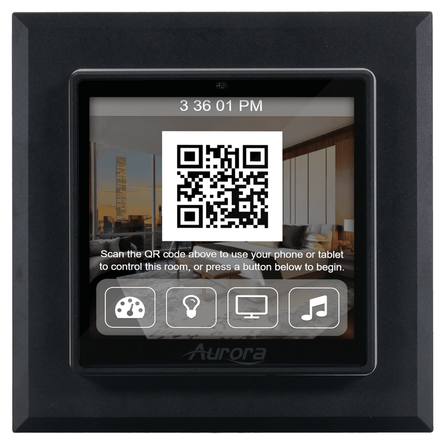 Aurora RXA-4-2G-B RXT-4WM 2 Gang Wall Adaptor Plate