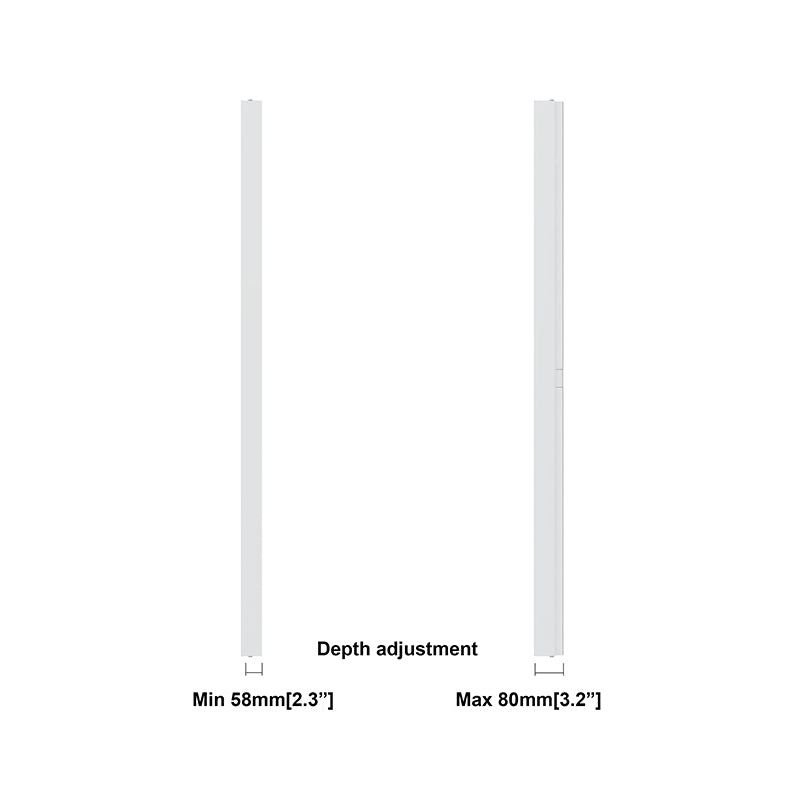 Multibrackets M Pro Series Enclosure 65" Wall Slim Medium White