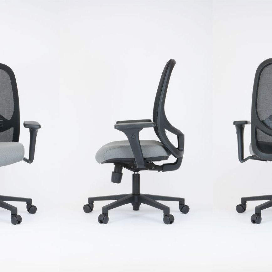 Formetiq B/TCRLFS-1S/BB-8033 Verona Mesh Back Task Chair With HA Padded Arms