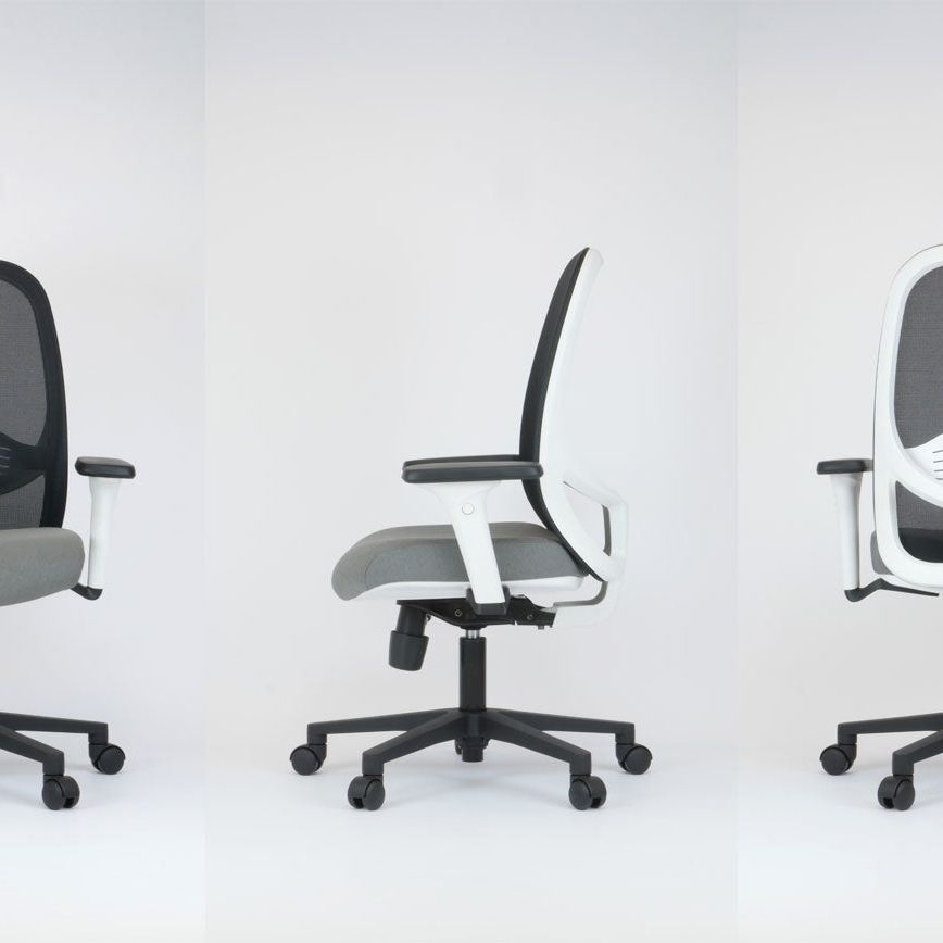 Formetiq B/TCRLFS-1S/BB-8033 Verona Mesh Back Task Chair With HA Padded Arms