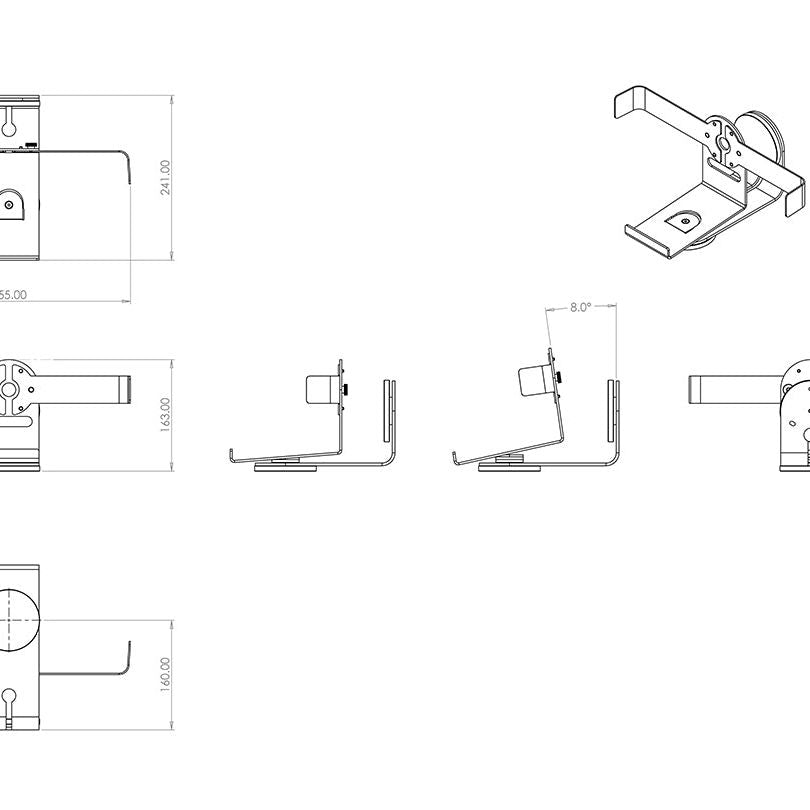Multibrackets M Sonos Play:5 Wall Mount - White