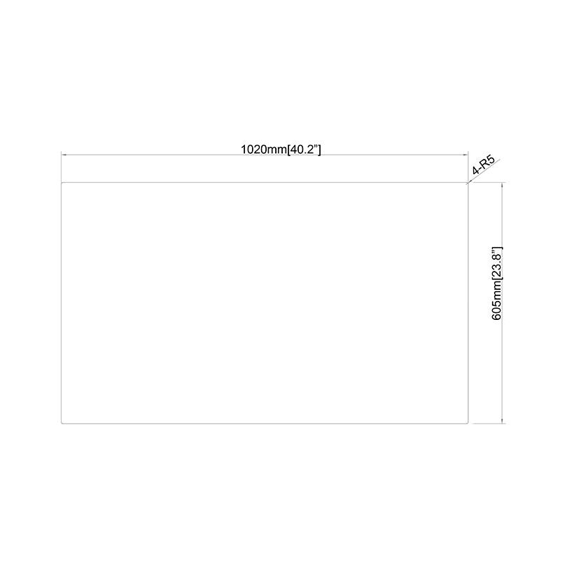 Multibrackets M Safety Sheet Polycarbonate 43"