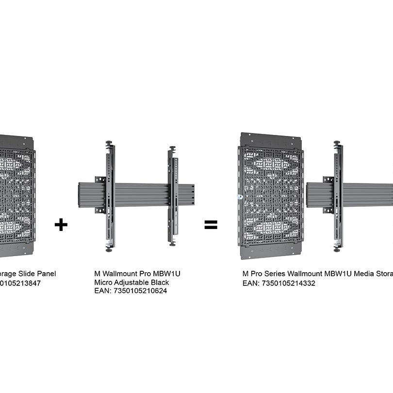 Multibrackets M Pro Series Wallmount MBW1U Media Storage