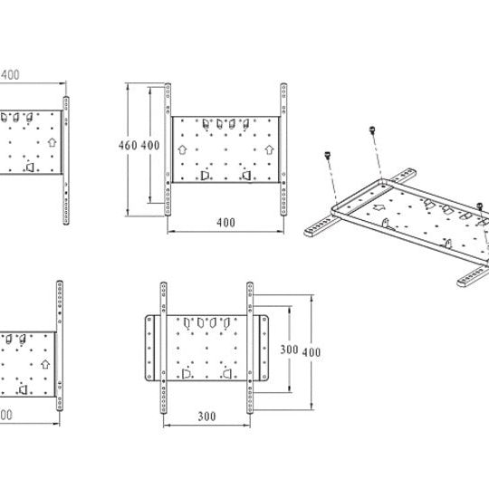 Multibrackets M VESA Super Slim Tilt & Turn