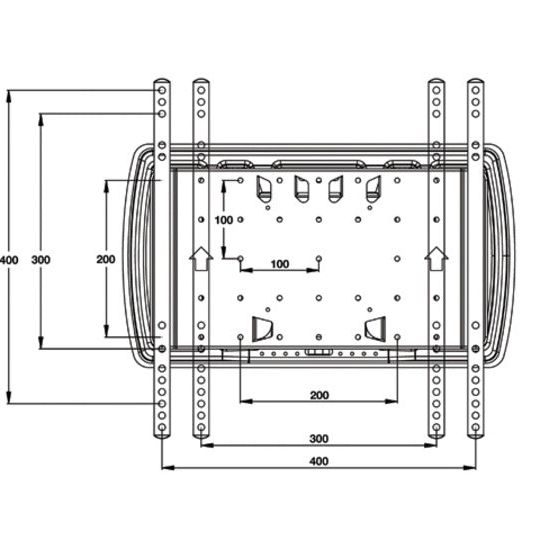 Multibrackets M VESA Super Slim Tilt & Turn