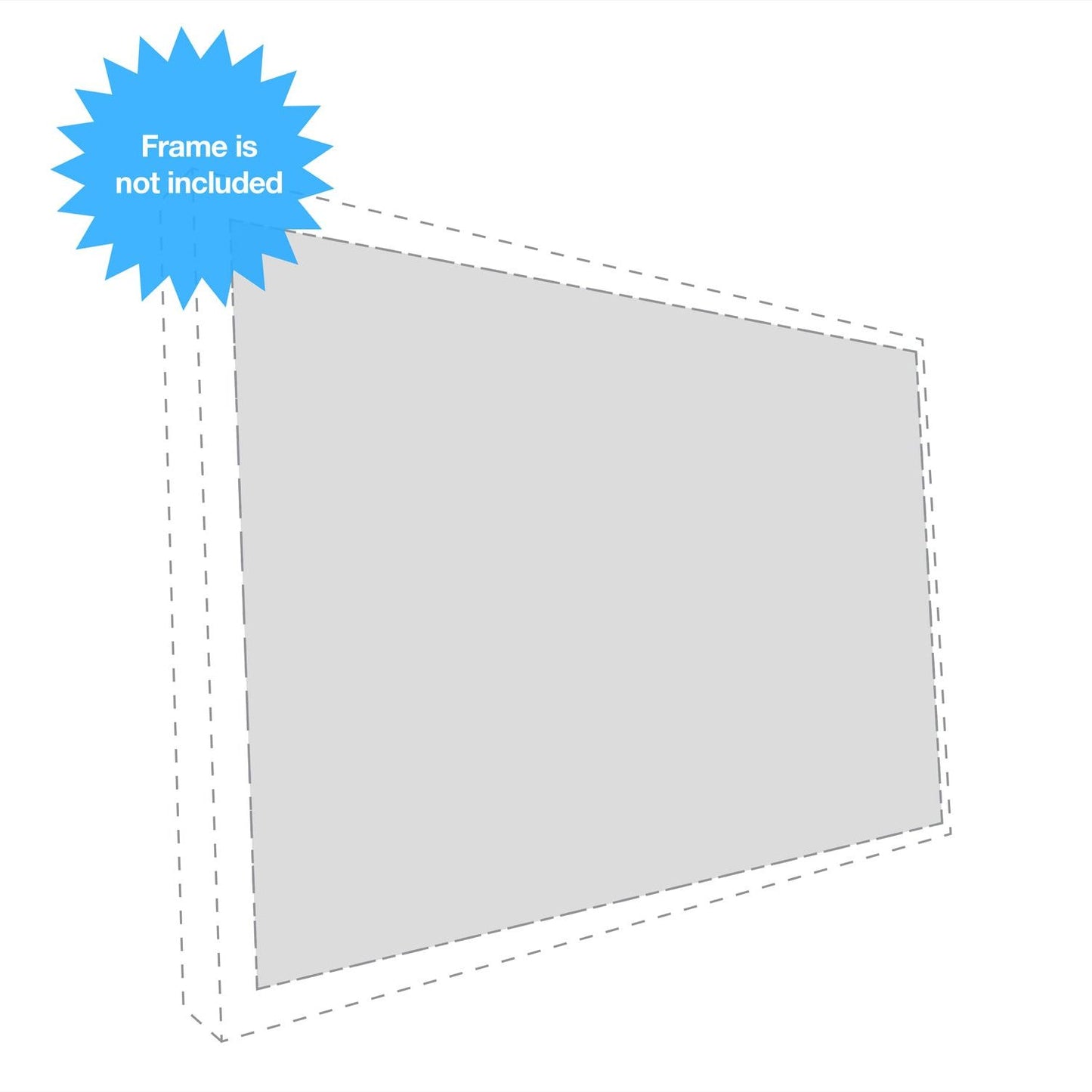 Multibrackets Extra Cloth, M Grey Plus, Gain 0,90 16:10, 108"