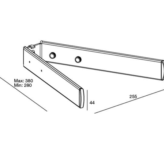 Multibrackets M Public Display Stand Frontshelf Silver