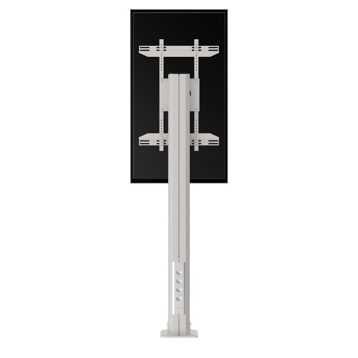 Multibrackets M Public Display Stand Pillar 210 Silver, incl. 220V Power Rail