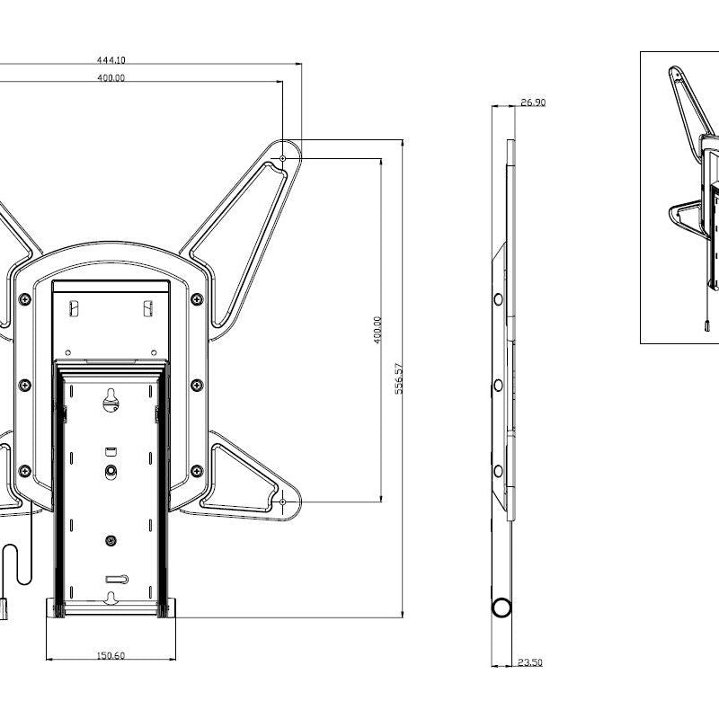 Multibrackets M Motorized Tilt Mount Large