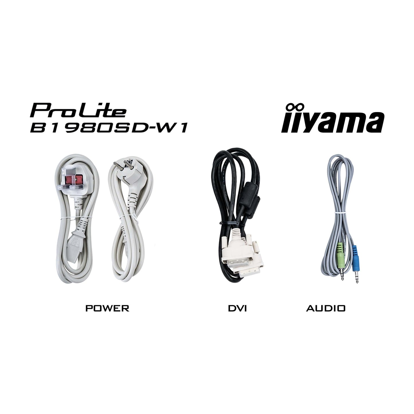 iiyama ProLite B1980SD-W1 19" LED 1280 x 1024 Monitor White