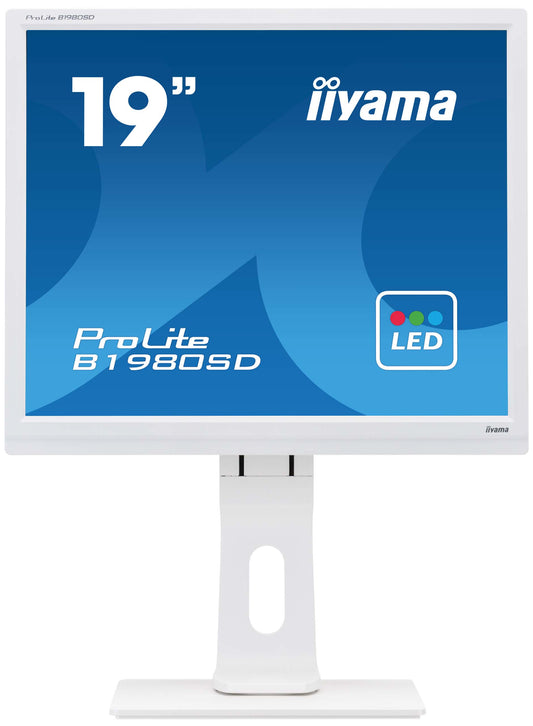 iiyama ProLite B1980SD-W1 19" LED 1280 x 1024 Monitor White