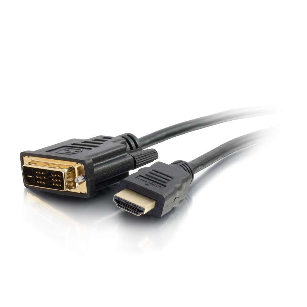 C2G 42514 video cable adapter 1 m HDMI DVI-D Black