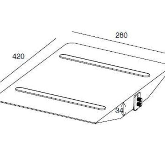 Multibrackets M Public Display Stand Shelf Silver