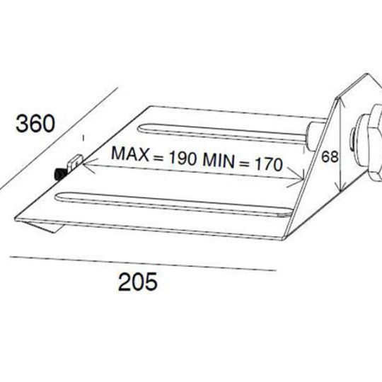 Multibrackets M Public Display Stand CPU Holder Black