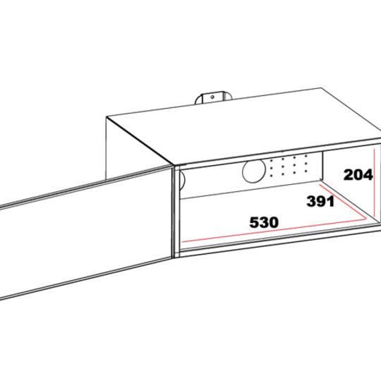 Multibrackets M Public Display Stand MediaBox1 Black