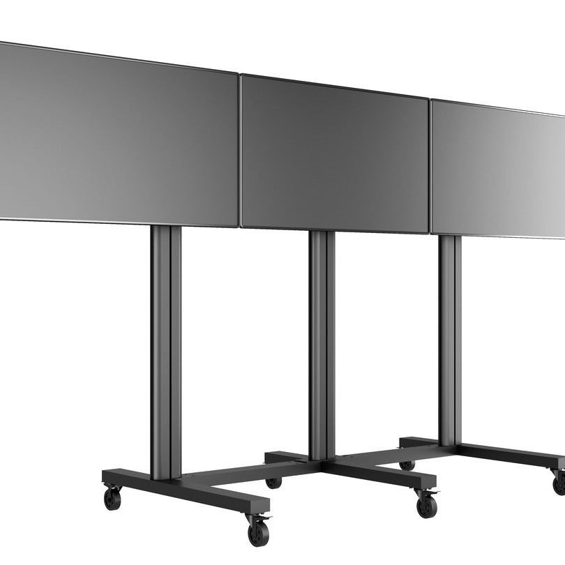 Multibrackets M Public Video Wall Stand 3-screens 40-55" Black