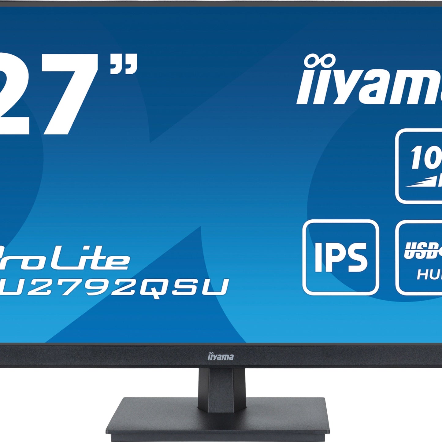 iiyama ProLite XU2792QSU-B6 27" WQHD IPS technology panel with USB hub and 100Hz refresh rate
