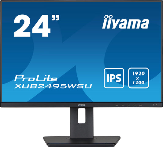 iiyama ProLite XUB2495WSU-B5 24" 1920 x 1200 pixels IPS Desktop Monitor