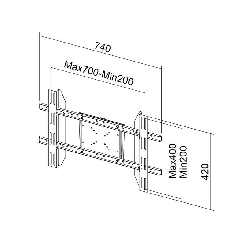 Multibrackets M Display Mount Single Screen Black