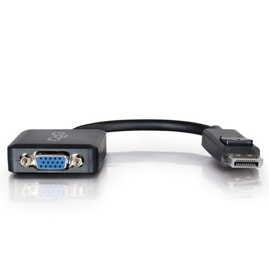 C2G 8in DisplayPort™ Male to VGA Female Active Adapter Converter - Black