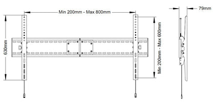 Multibrackets M Universal Tilt Wallmount SD MAX 800x600