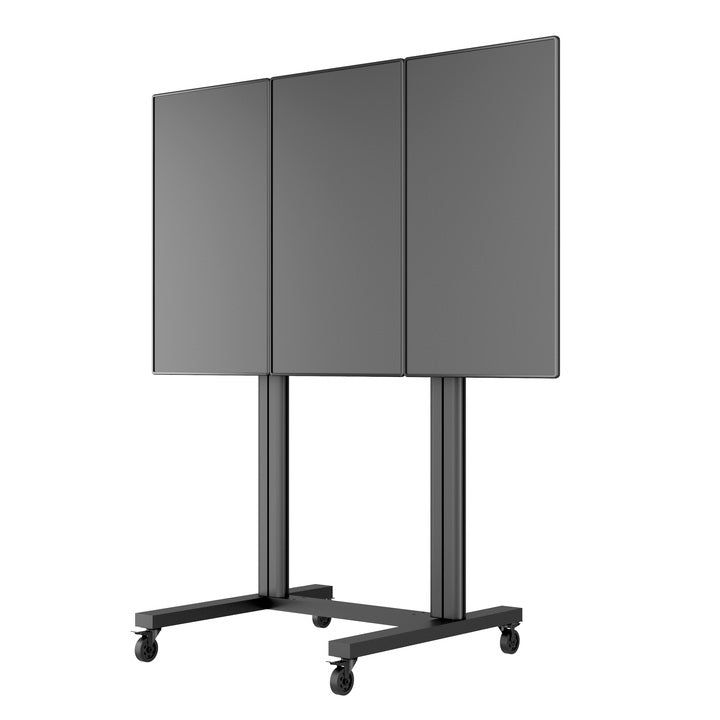 Multibrackets M Public Video Wall Stand Portrait 3-Screens 40-55'' Black