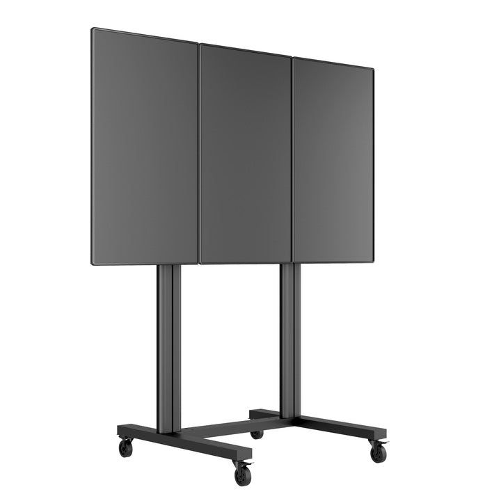 Multibrackets M Public Video Wall Stand Portrait 3-Screens 40-55'' Black