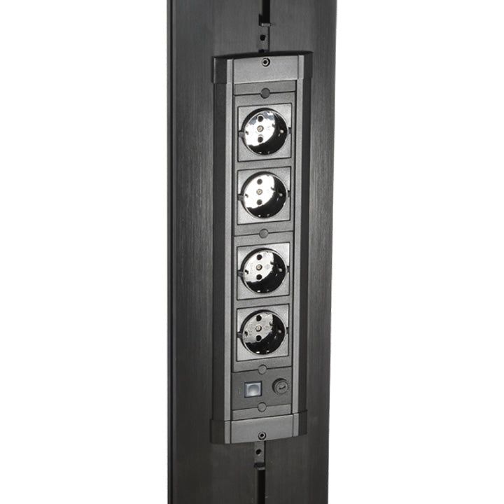 Multibrackets M Public Video Wall Stand Portrait 3-Screens 40-55'' Black
