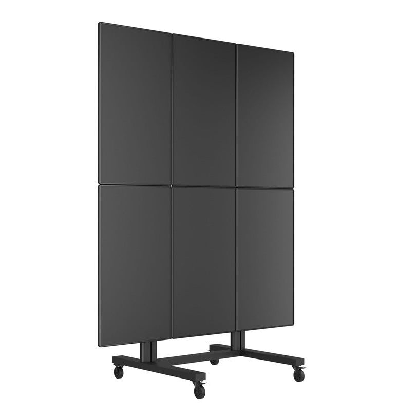 Multibrackets M Public Video Wall Stand Portrait 6-Screens 40-55'' Black