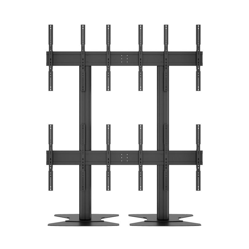 Multibrackets M Public Video Wall Stand Portrait 6-Screens 40-55'' Black