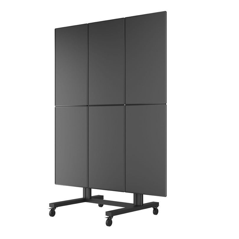 Multibrackets M Public Video Wall Stand Portrait 6-Screens 40-55'' Black