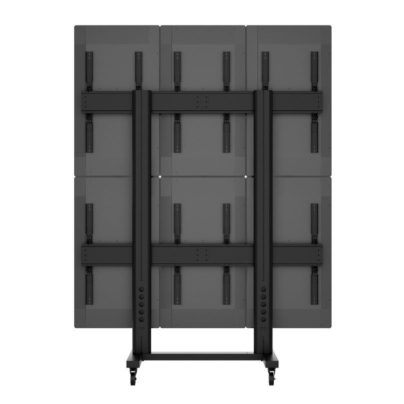 Multibrackets M Public Video Wall Stand Portrait 6-Screens 40-55'' Black