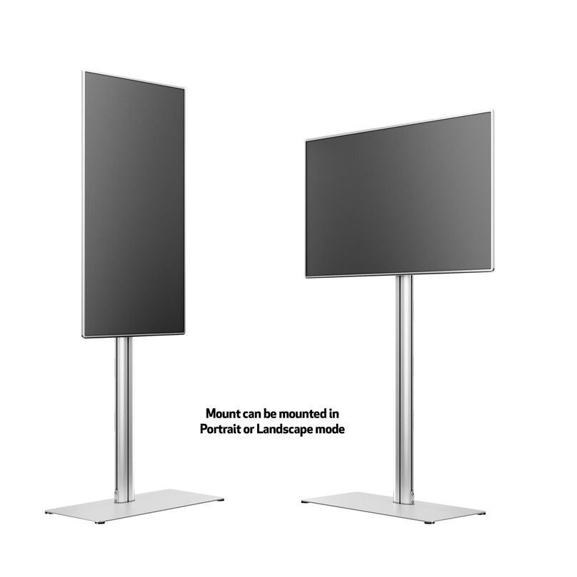 Multibrackets M Display Stand 180 Single Silver w. Floorbase