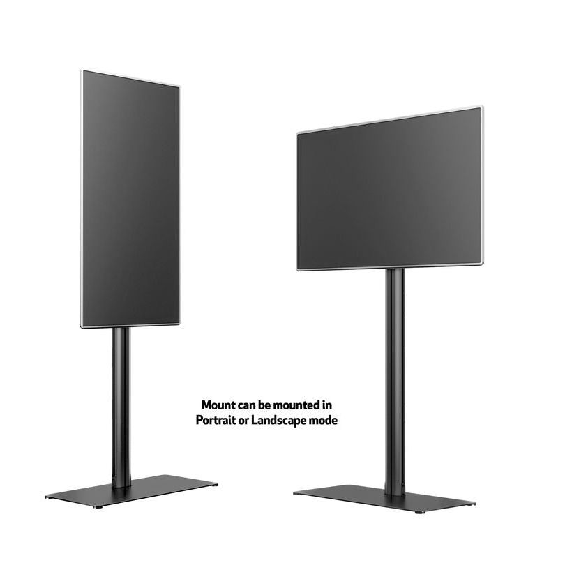 Multibrackets M Display Stand 180 Single Black w. Floorbase