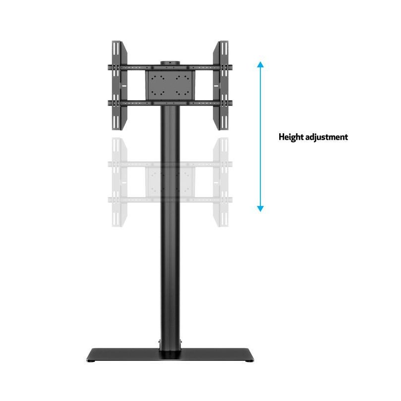 Multibrackets M Display Stand 180 Single Black w. Floorbase