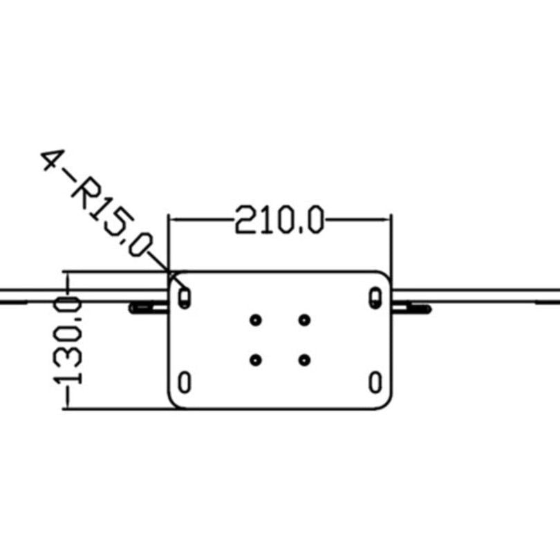 Multibrackets M Display Stand 180 Single Black w. Floorbase