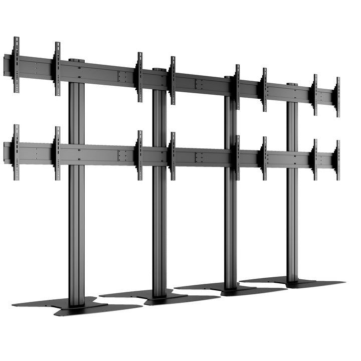 Multibrackets M Public Video Wall Stand 8-Screens 40-55'' Black