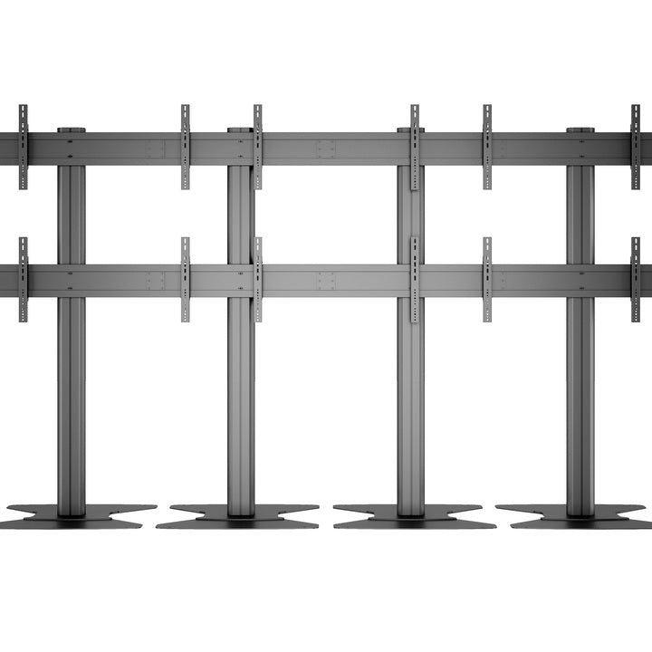 Multibrackets M Public Video Wall Stand 8-Screens 40-55'' Black