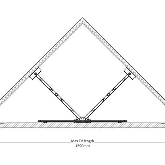 Multibrackets M Universal Flexarm Full Motion Corner Mount HD