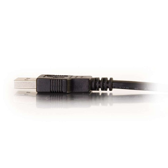 C2G 3.3ft (1m) USB 2.0 A Male to A Female Extension Cable - Black