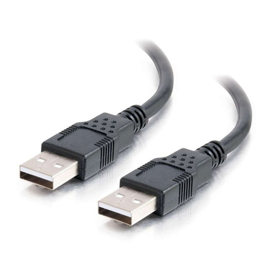 C2G 2m USB 2.0 A Male to A Male Cable - Black (6.6 ft)