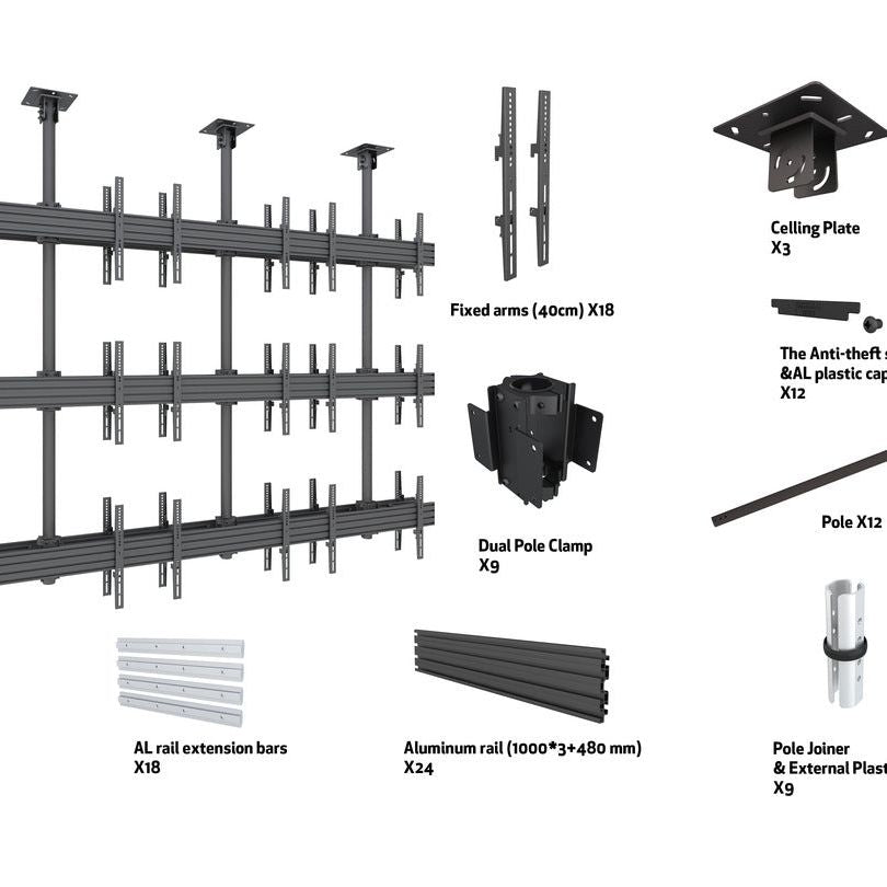 Multibrackets M Ceiling Mount Pro MBC3X3U2